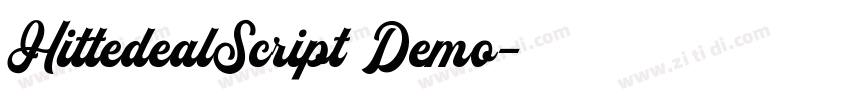 HittedealScript Demo字体转换